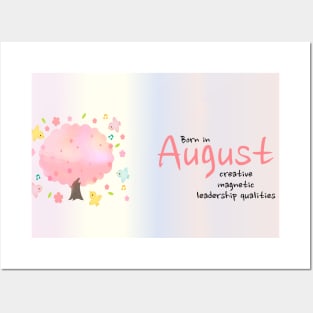 August Birthday gift idea Posters and Art